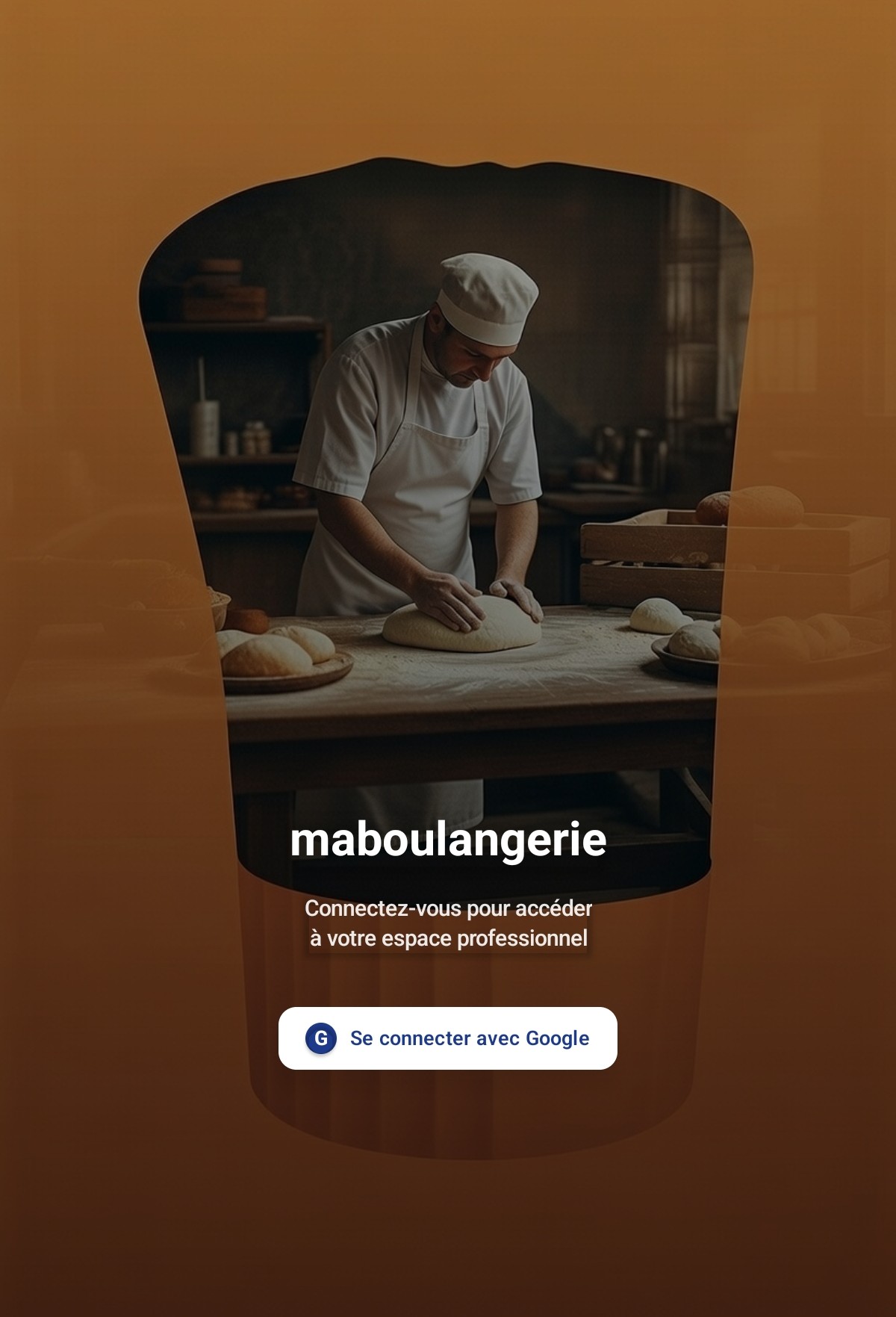 Connexion MaBoulangerie - Accès sécurisé avec Google